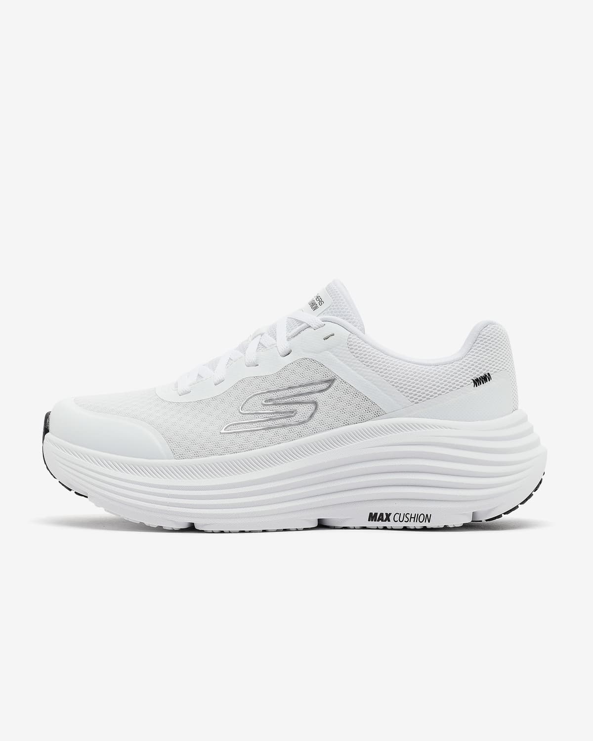 Skechers Max Cushioning Endeavour Kadın Beyaz Koşu Ayakkabısı · 129470-WBK