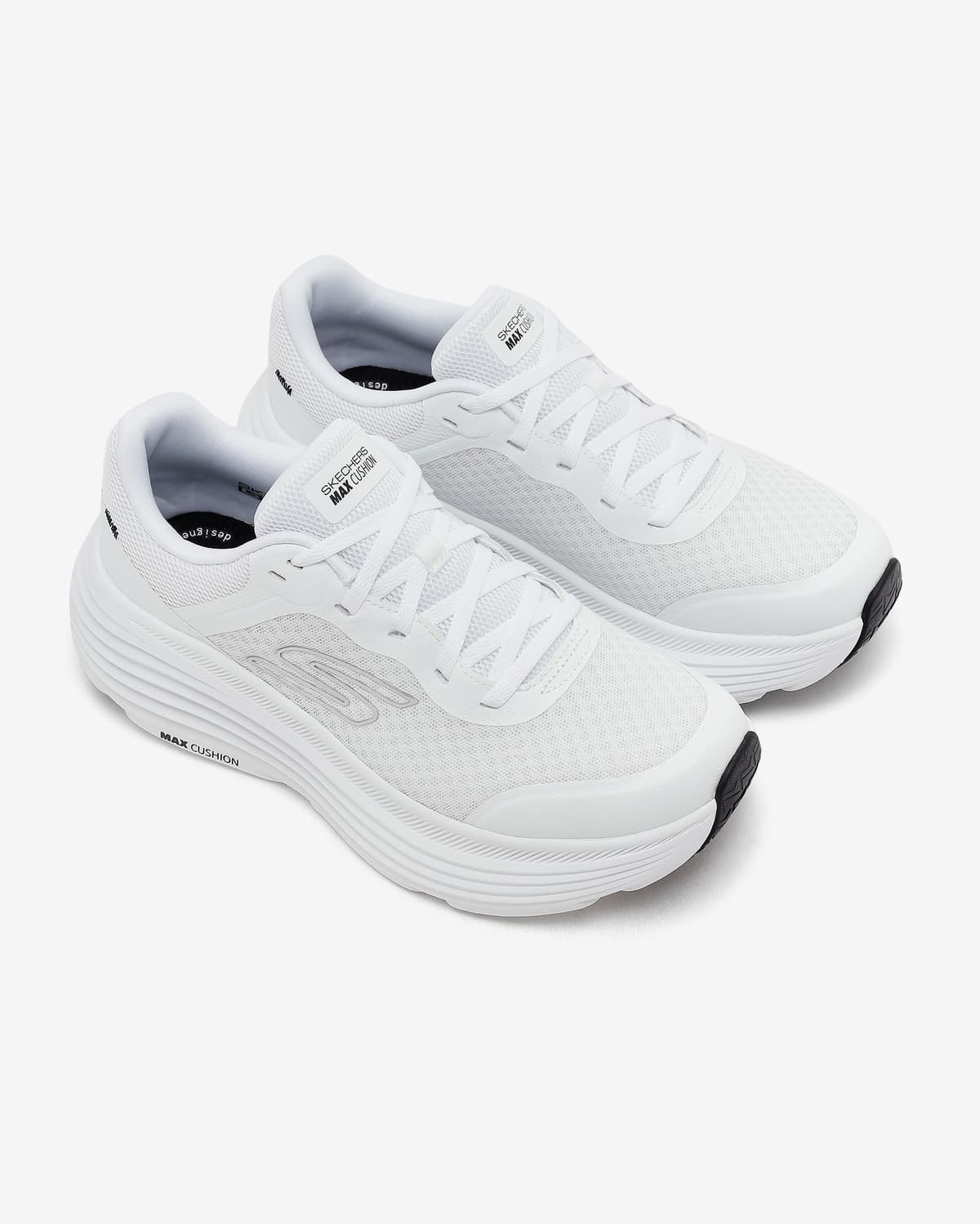 Skechers Max Cushioning Endeavour Kadın Beyaz Koşu Ayakkabısı · 129470-WBK (6/7)