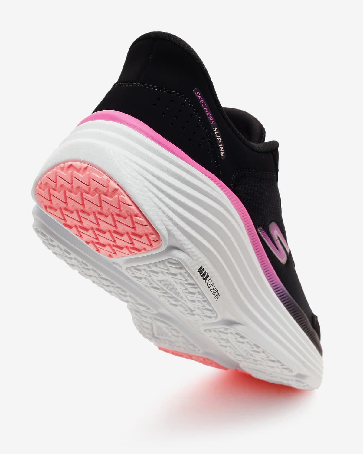 Skechers Max Cushioning Endeavour - Cardova Kadın Siyah Koşu Ayakkabısı · 129474-BKPK (7/7)