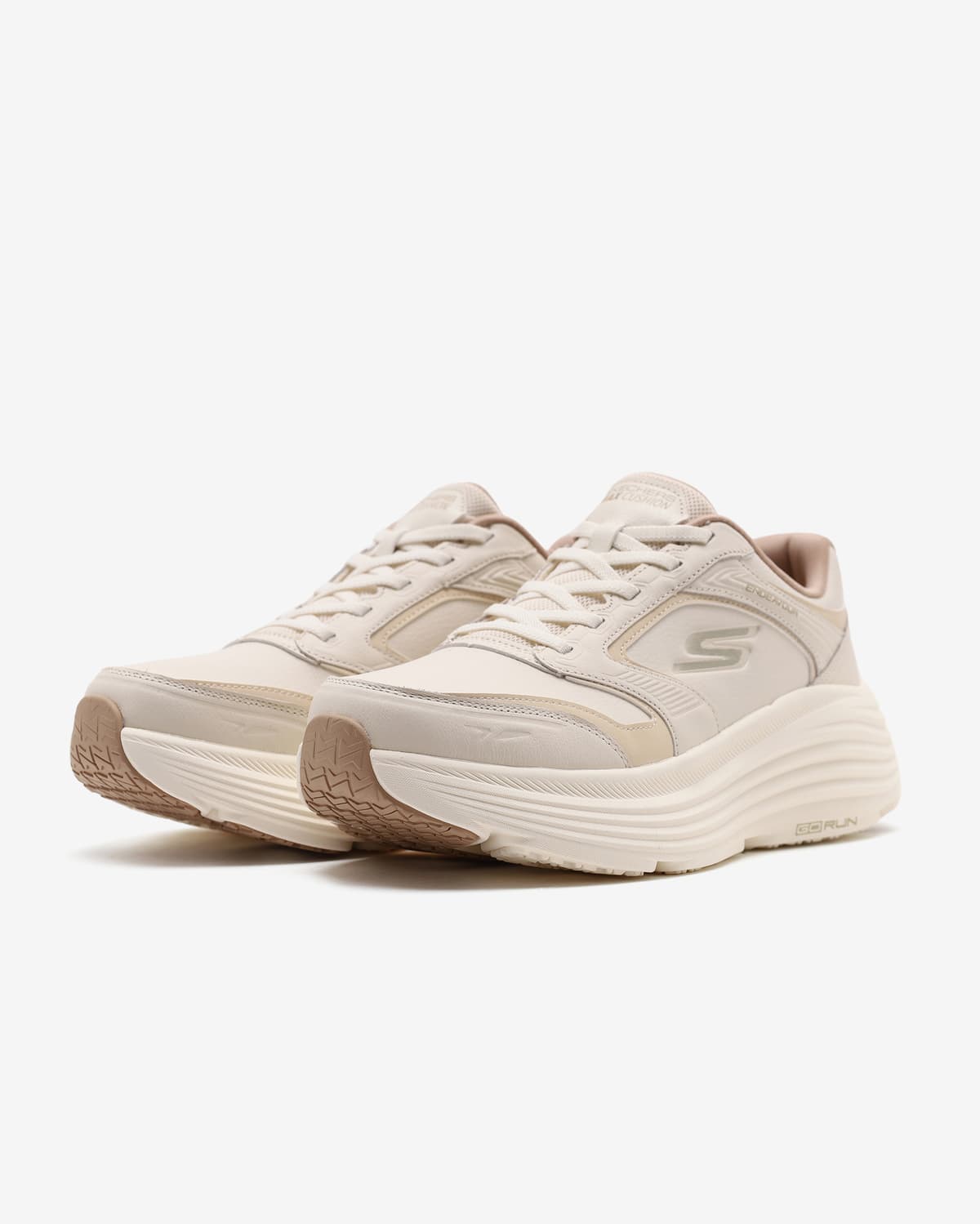 Skechers Max Cushioning Endeavour Kadın Beyaz Koşu Ayakkabısı · 129480-OFWT (3/7)