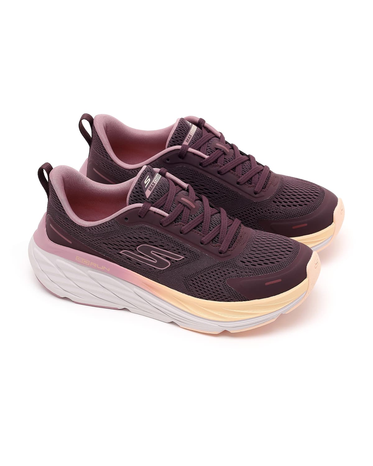 Skechers Max Cushioning Elite 3 Kadın Bordo Koşu Ayakkabısı — Kırmızı · 129720-BURG (6/7)