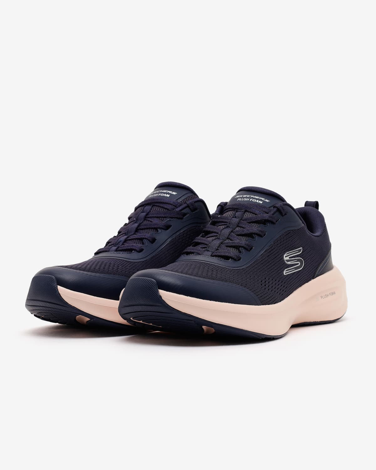 Skechers Plush Foam Kadın Lacivert Spor Ayakkabı — Mavi · 150572TK-NVY (3/4)