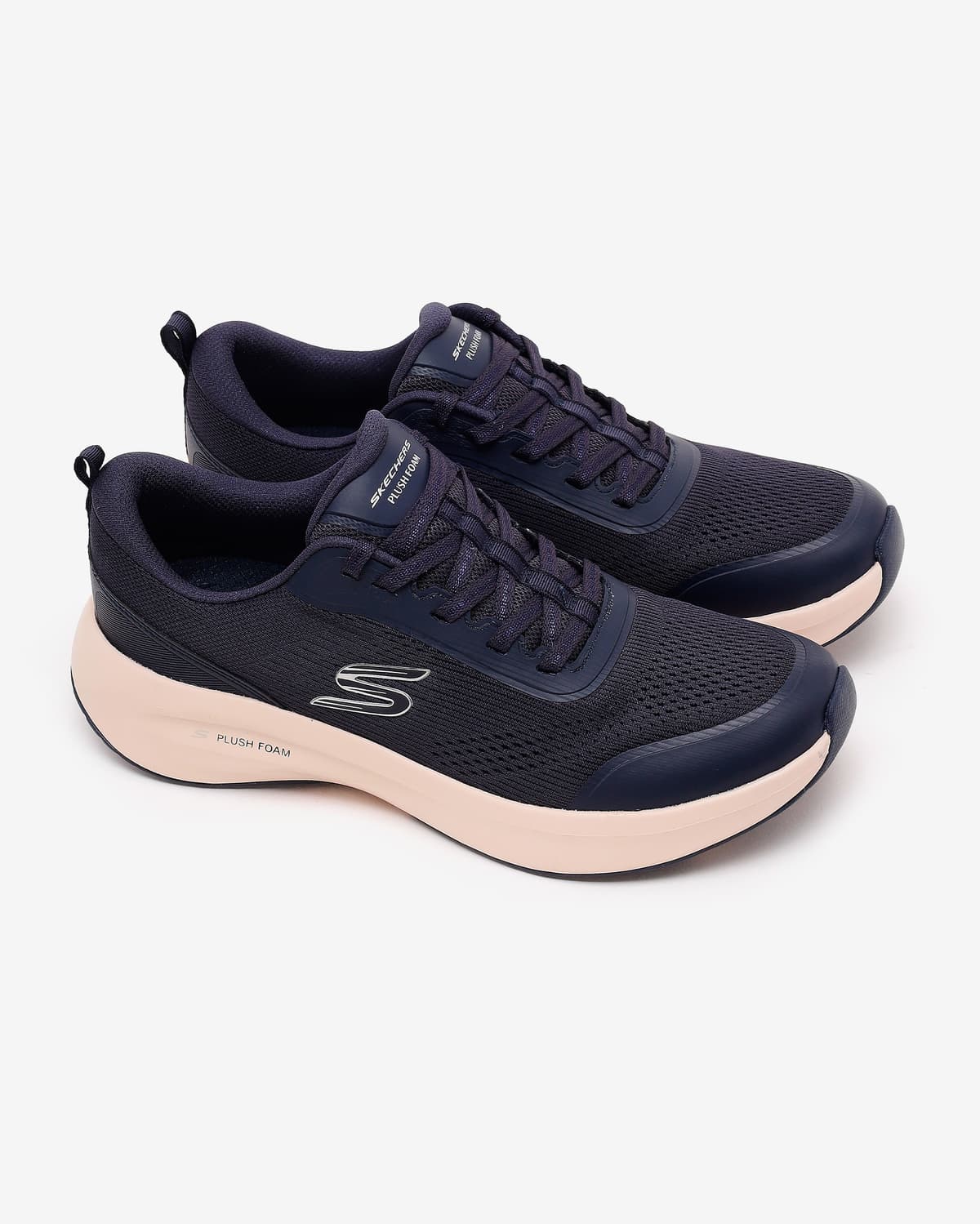 Skechers Plush Foam Kadın Lacivert Spor Ayakkabı — Mavi · 150572TK-NVY (4/4)