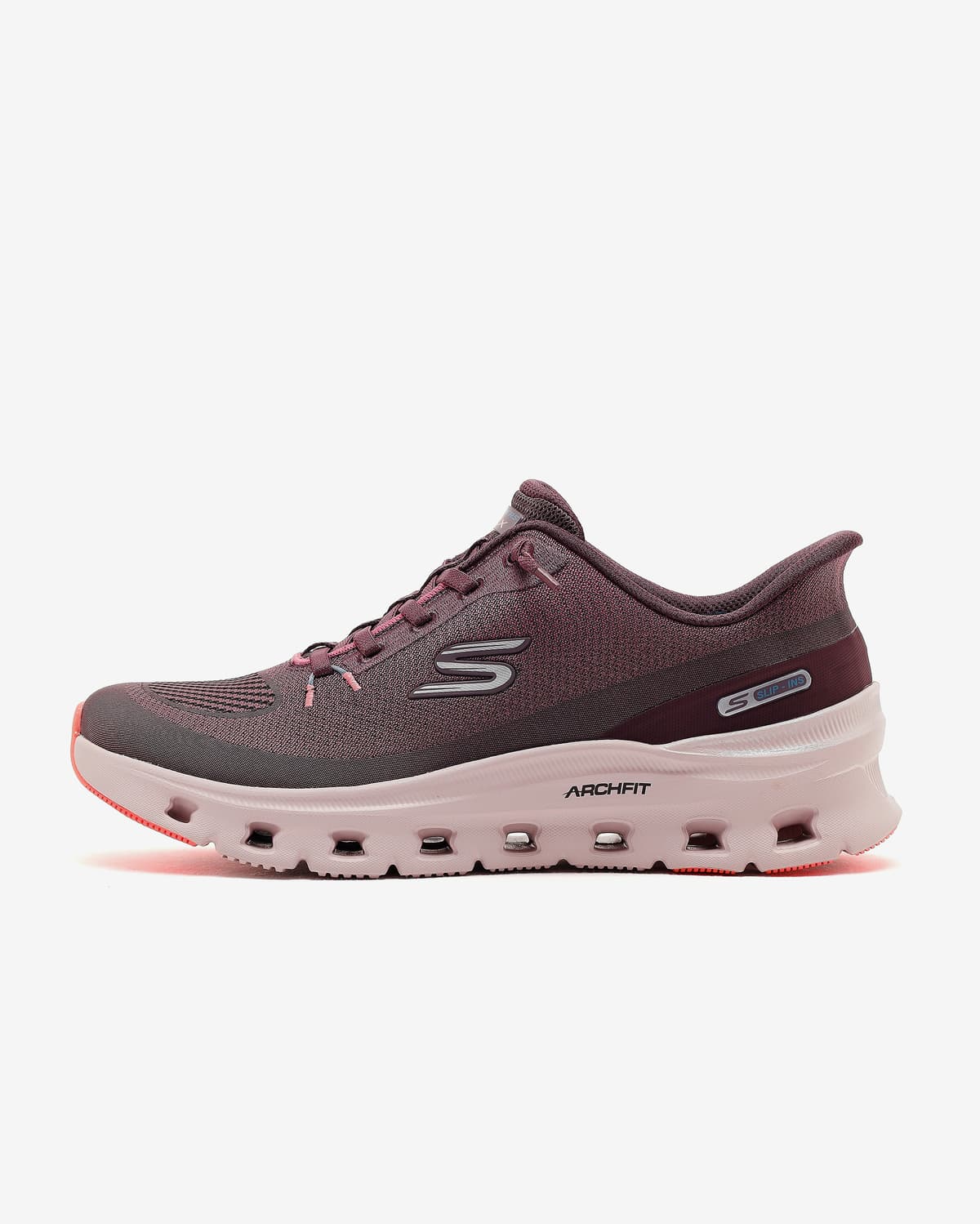 Skechers Arch Fit Glide-step Pro Kadın Bordo Spor Ayakkabı — Kırmızı · 150730-PLUM