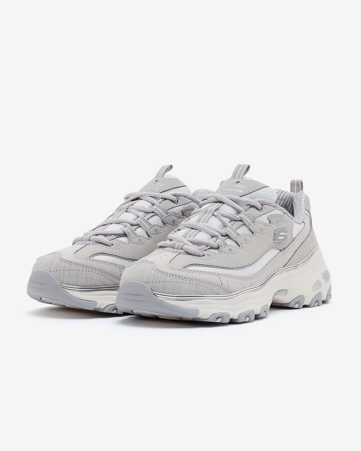 Skechers D'lites Kadın Gri Sneakers · 150873-GRY (3/5)