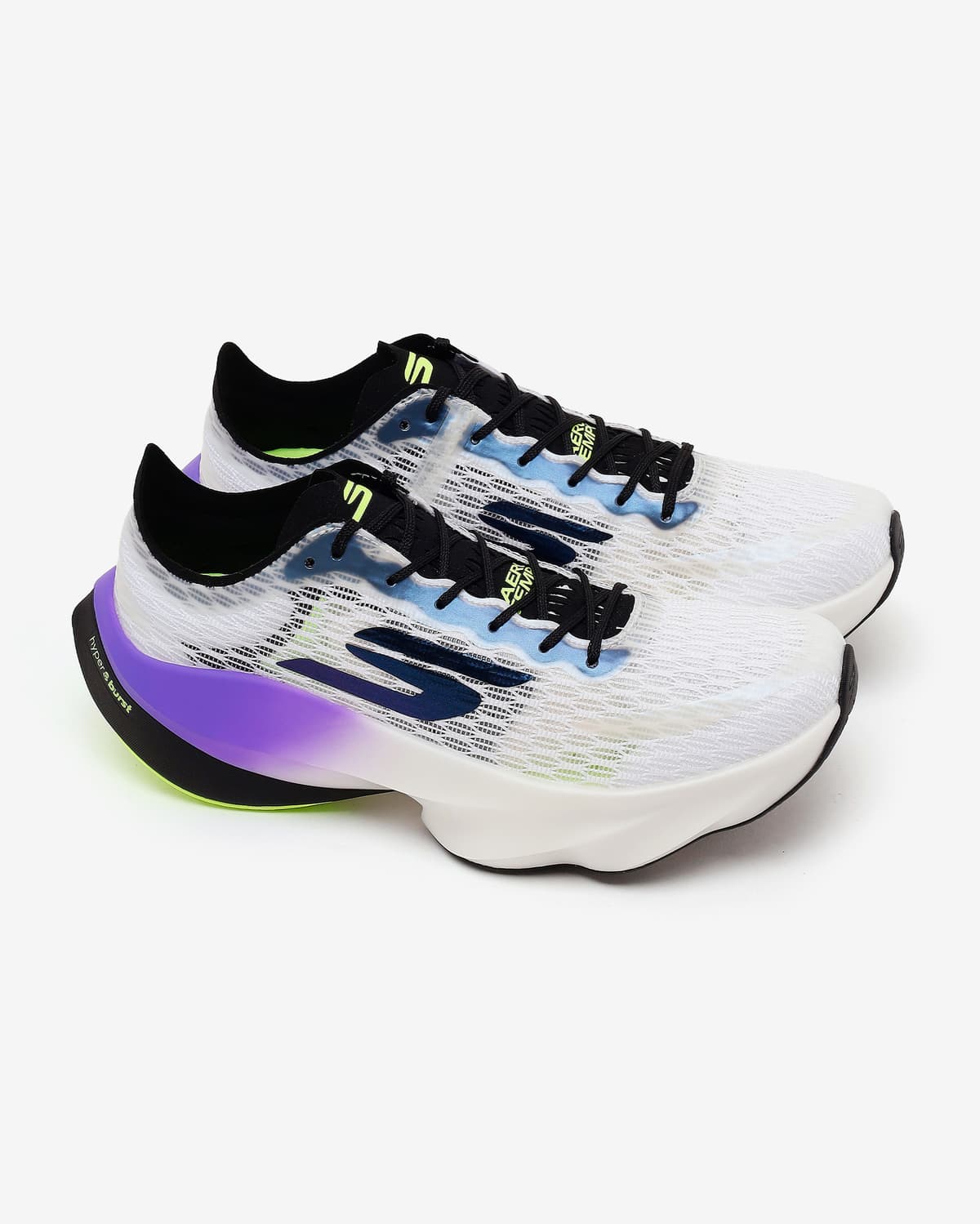 Skechers Go Run Razor Tempo Kadın Beyaz Koşu Ayakkabısı · 172091-WMLT (5/6)