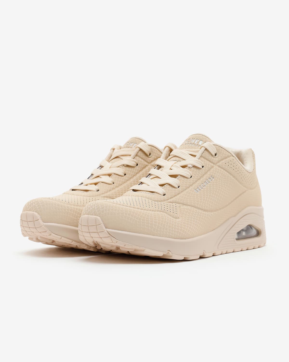 Skechers Uno - Shiny Scale Kadın Beyaz Sneakers · 177861TK-OFWT (3/5)