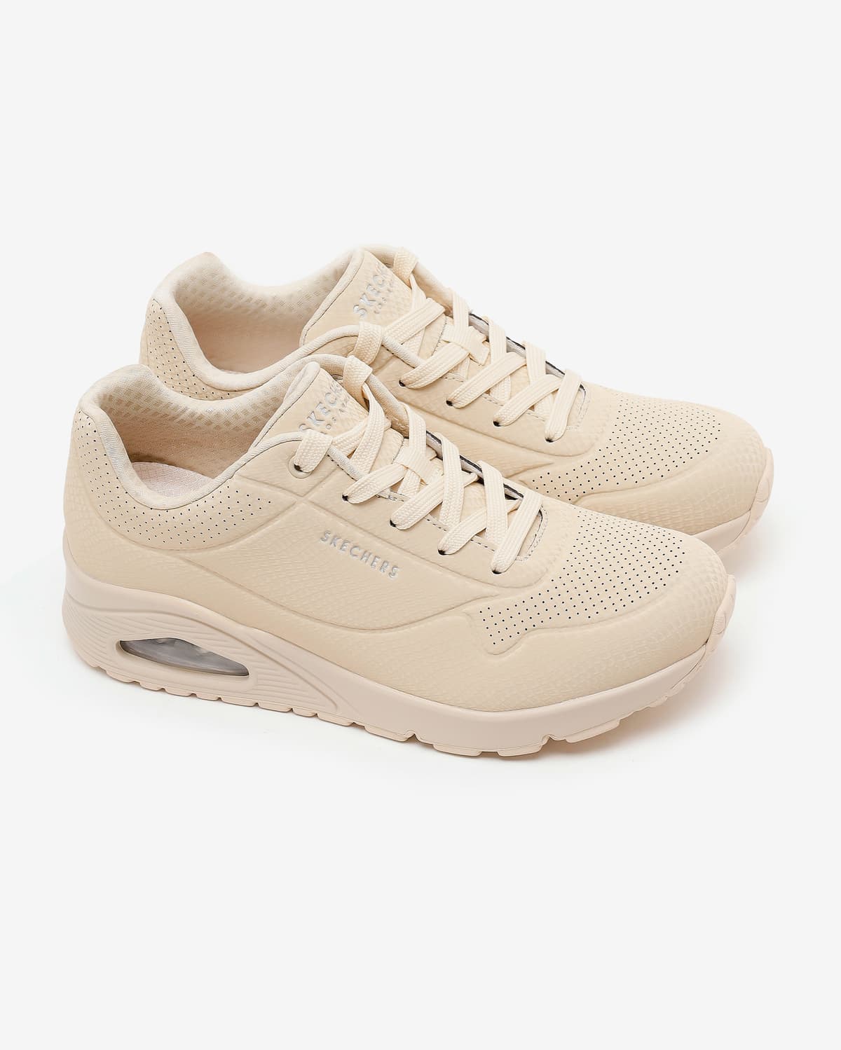 Skechers Uno - Shiny Scale Kadın Beyaz Sneakers · 177861TK-OFWT (5/5)
