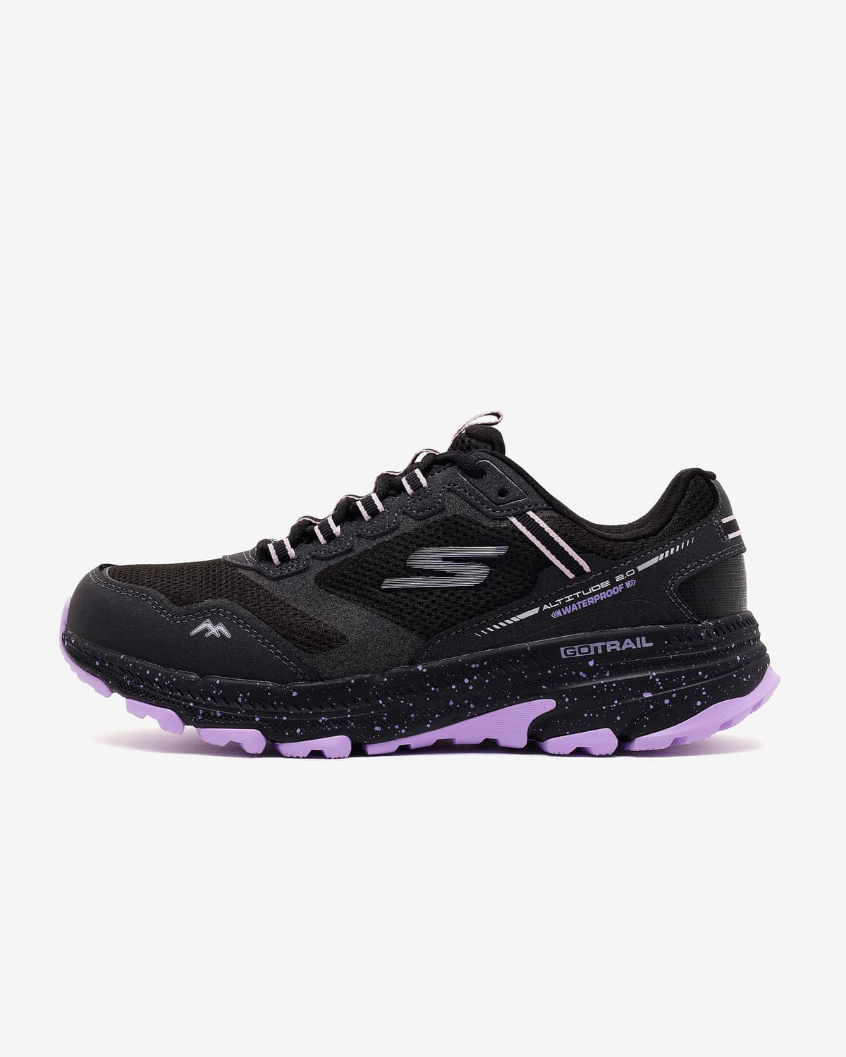 Skechers Go Run Trail Altitude 2.0-Ravine Kadın Siyah Su Geçirmez Outdoor Ayakkabı · 180451-BKLV