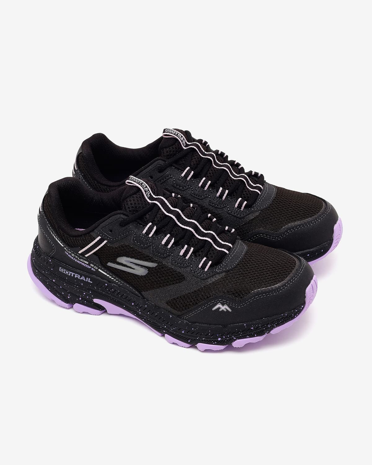Skechers Go Run Trail Altitude 2.0-Ravine Kadın Siyah Su Geçirmez Outdoor Ayakkabı · 180451-BKLV (5/5)