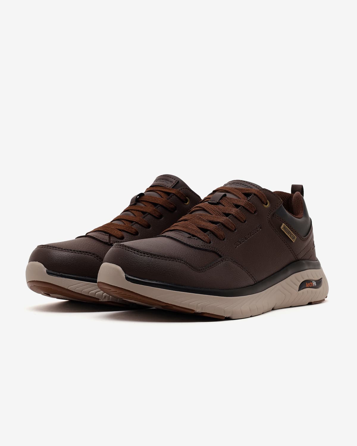 Skechers Arch Fit Crosser - Ronaldo Erkek Kahverengi Su Geçirmez Günlük Ayakkabı · 205347-CHOC (3/7)