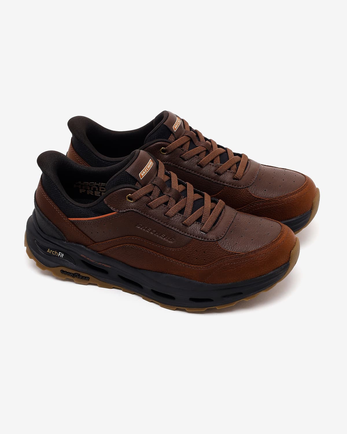 Skechers Arch Fit Orvan Ultra Erkek Kahverengi Günlük Ayakkabı · 205875-RDBR (6/7)