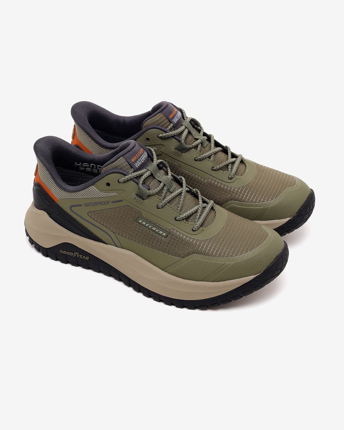 Skechers Badger Erkek Yeşil Su Geçirmez Günlük Ayakkabı · 211367-OLV (6/7)