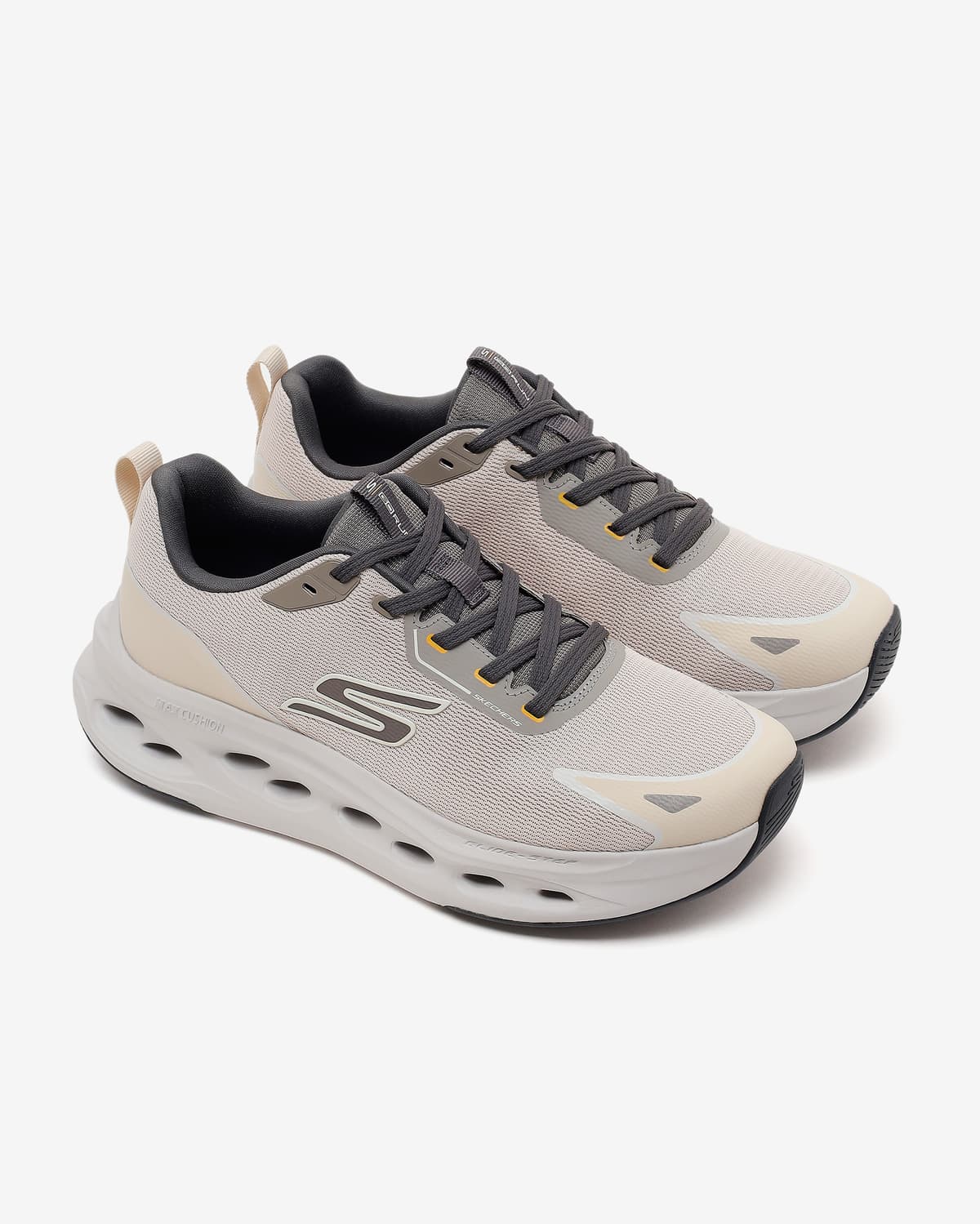 Skechers Max Cushioning Glide-step Erkek Bej Koşu Ayakkabısı · 220417-NAT (6/7)