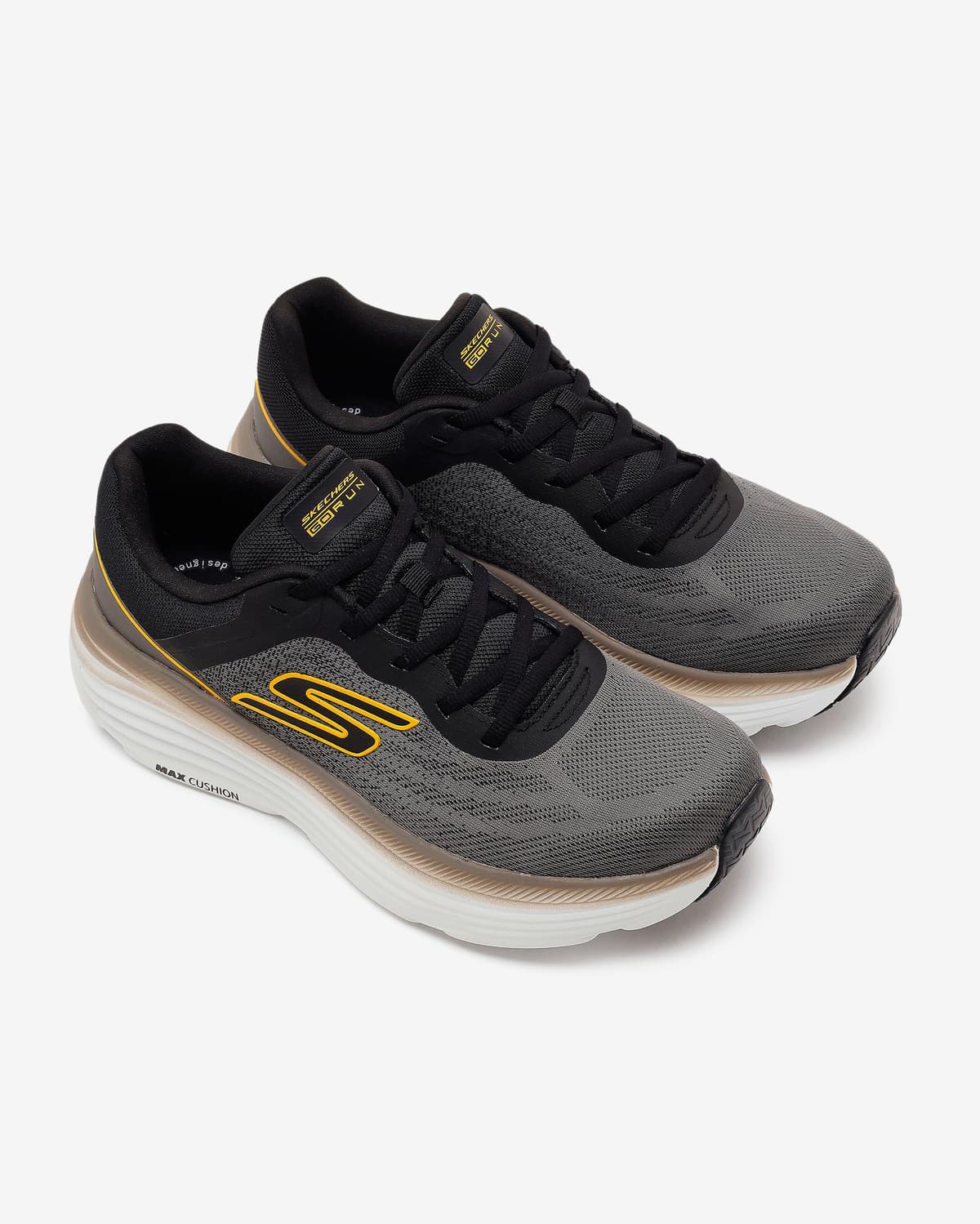Skechers Max Cushioning Endeavour Erkek Gri Koşu Ayakkabısı · 220609-CCBK (6/7)