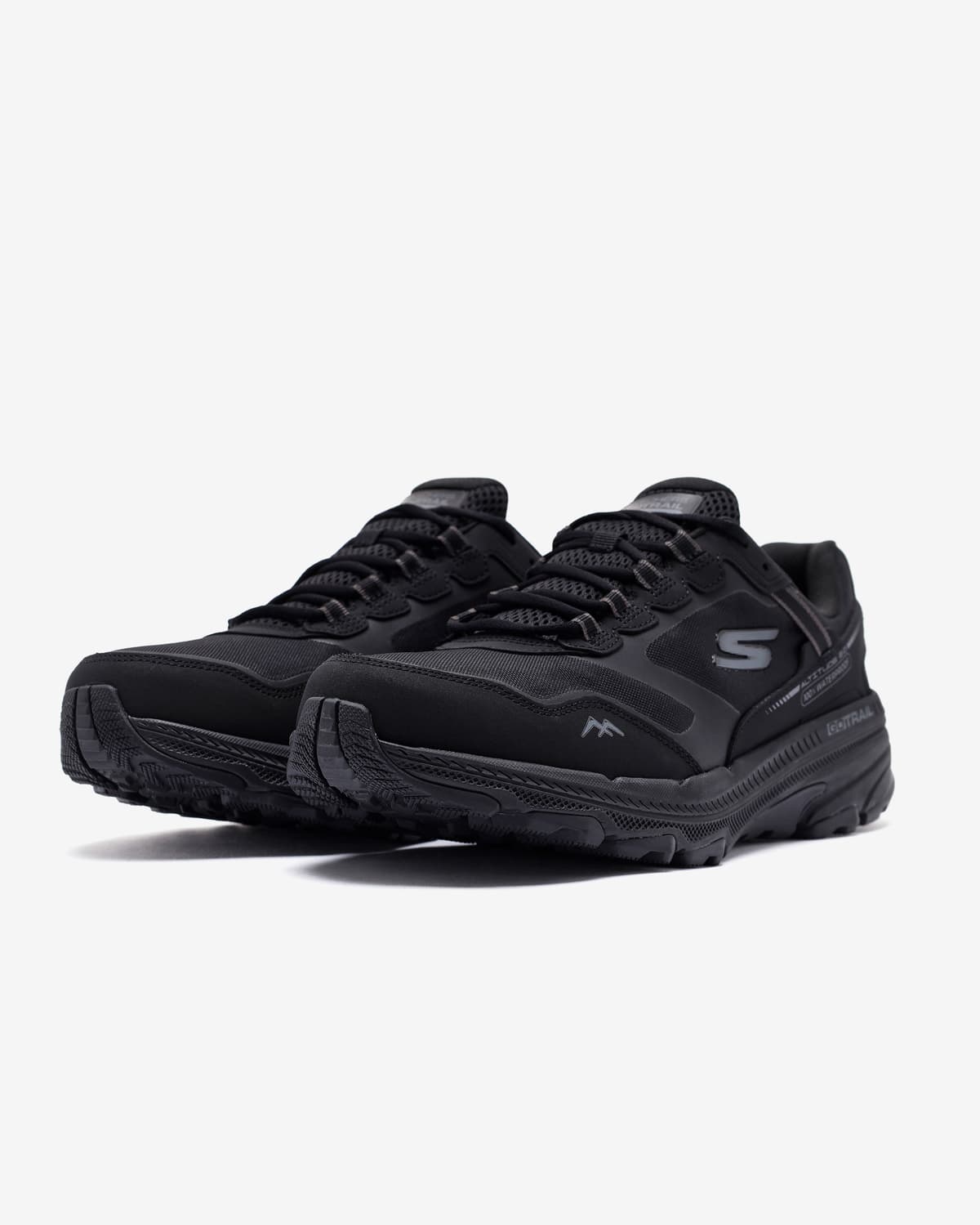 Skechers Go Run Trail Altitude 2.0 - Pine Ridge Erkek Siyah Su Geçirmez Outdoor Ayakkabı · 220757-BBK (3/8)