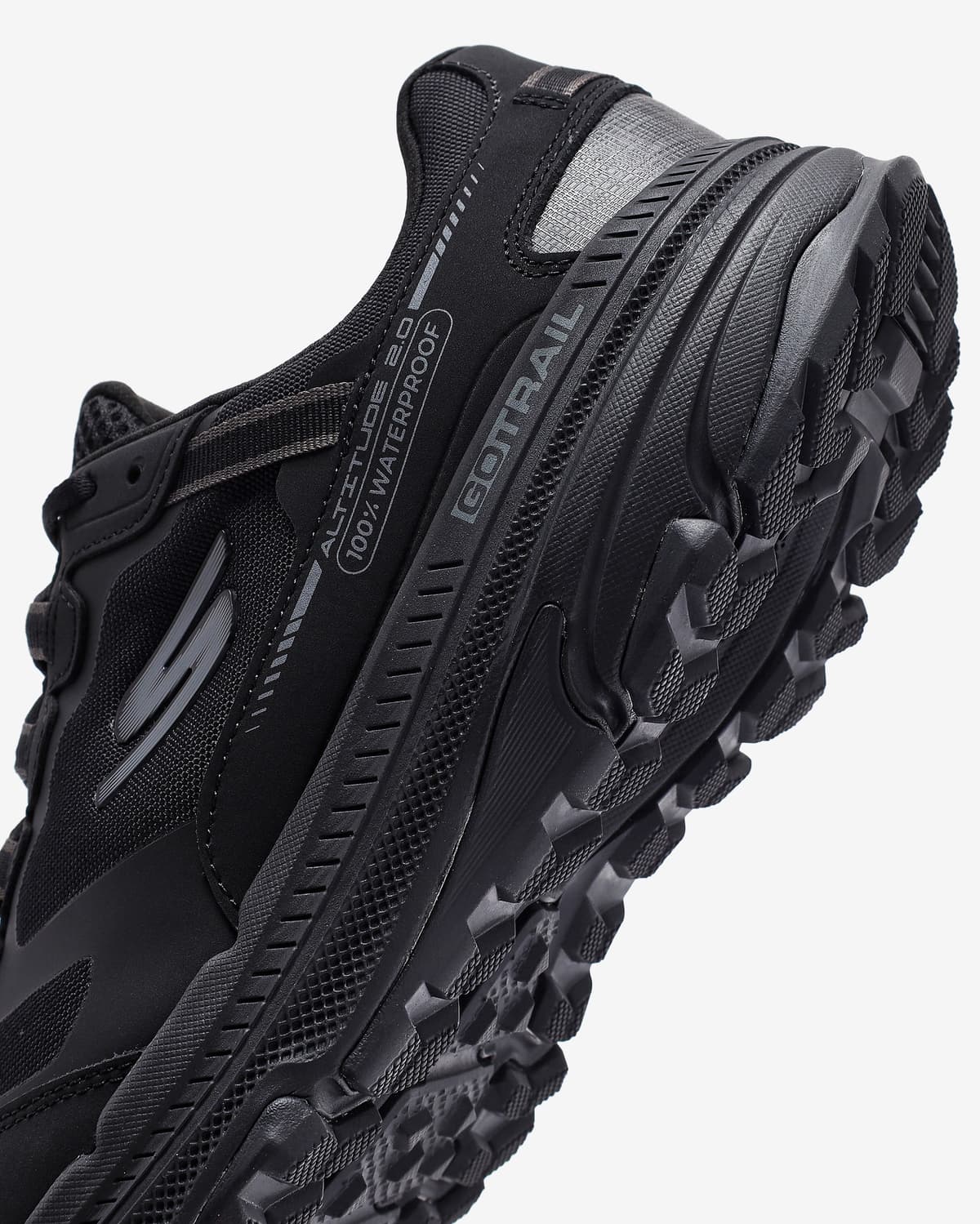 Skechers Go Run Trail Altitude 2.0 - Pine Ridge Erkek Siyah Su Geçirmez Outdoor Ayakkabı · 220757-BBK (8/8)