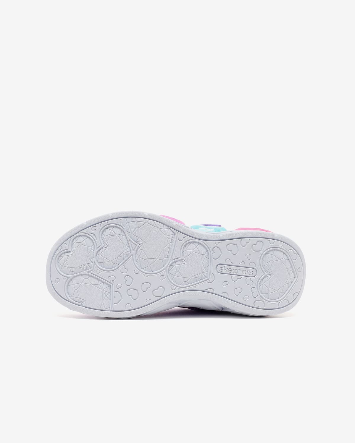 Skechers Enchanted Heart Lights Büyük Kız Çocuk Mor Işıklı Spor Ayakkabı · 303266L-LVMT (4/6)
