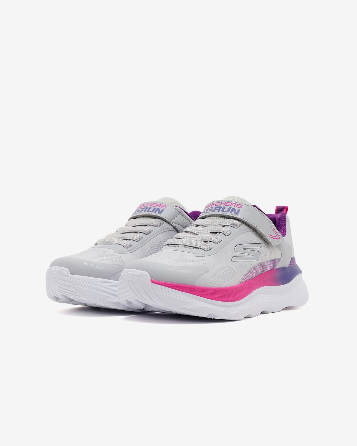 Skechers Max Run Büyük Kız Çocuk Gri Spor Ayakkabı · 303989L-GRY (3/7)