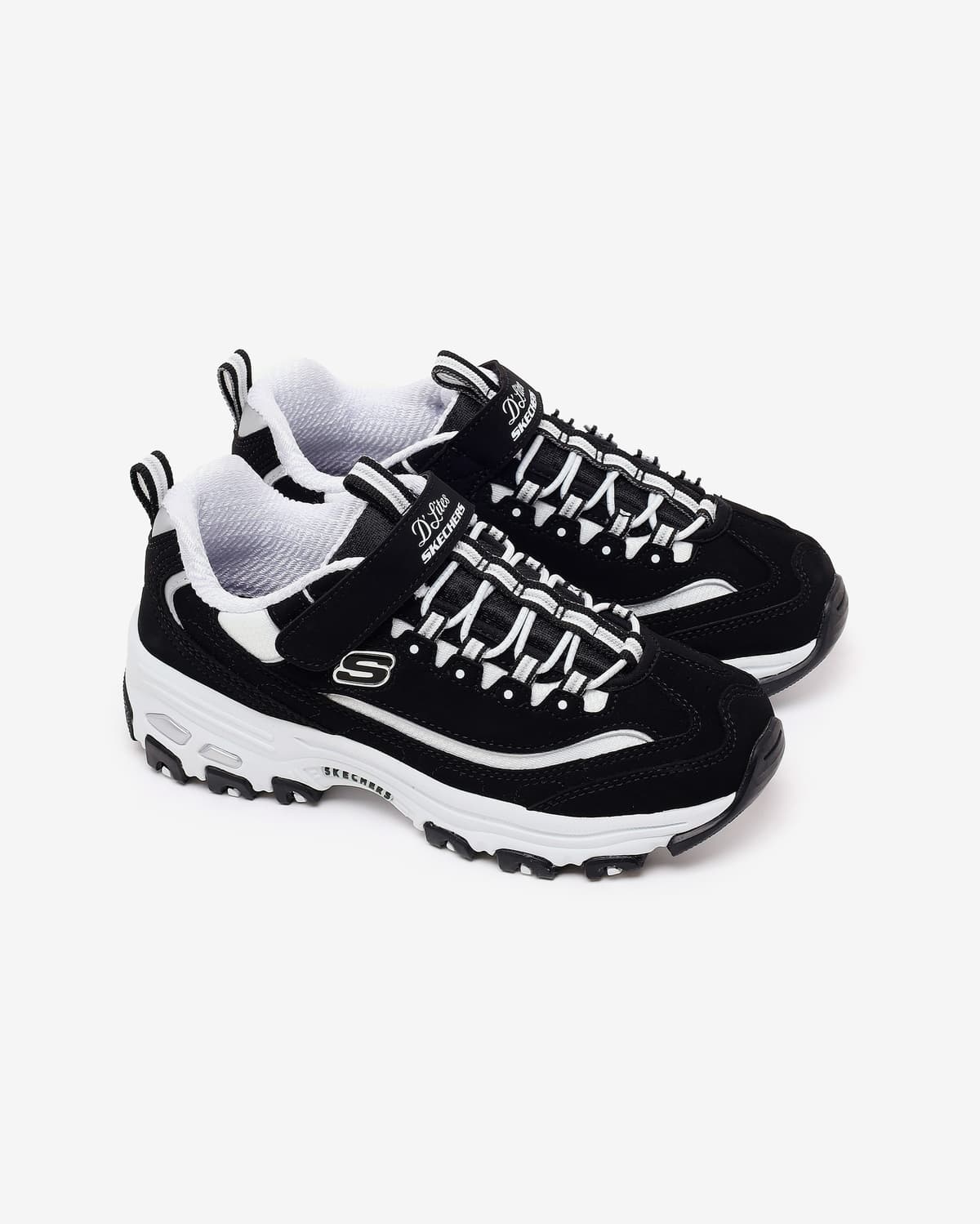 Skechers D'lites Büyük Kız Çocuk Siyah Sneakers · 304154L-BKW (5/5)