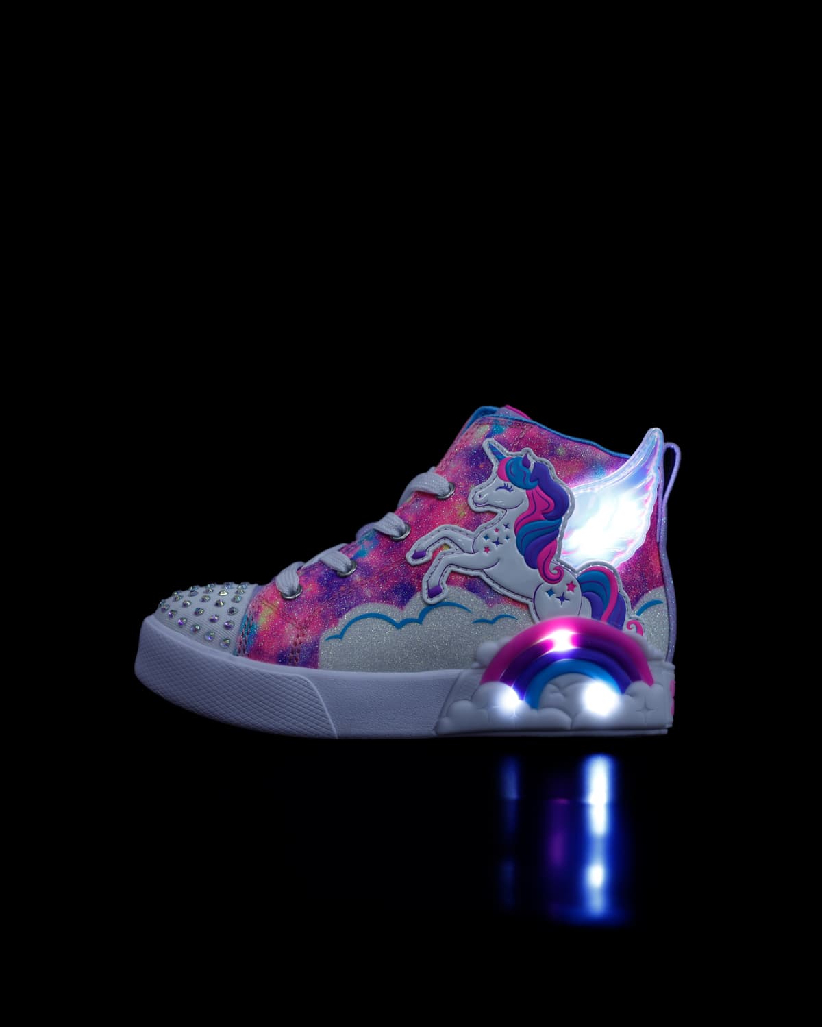 Skechers Twinkle Magic Küçük Kız Çocuk Pembe Işıklı Spor Ayakkabı · 314325N-HPMT (13/13)