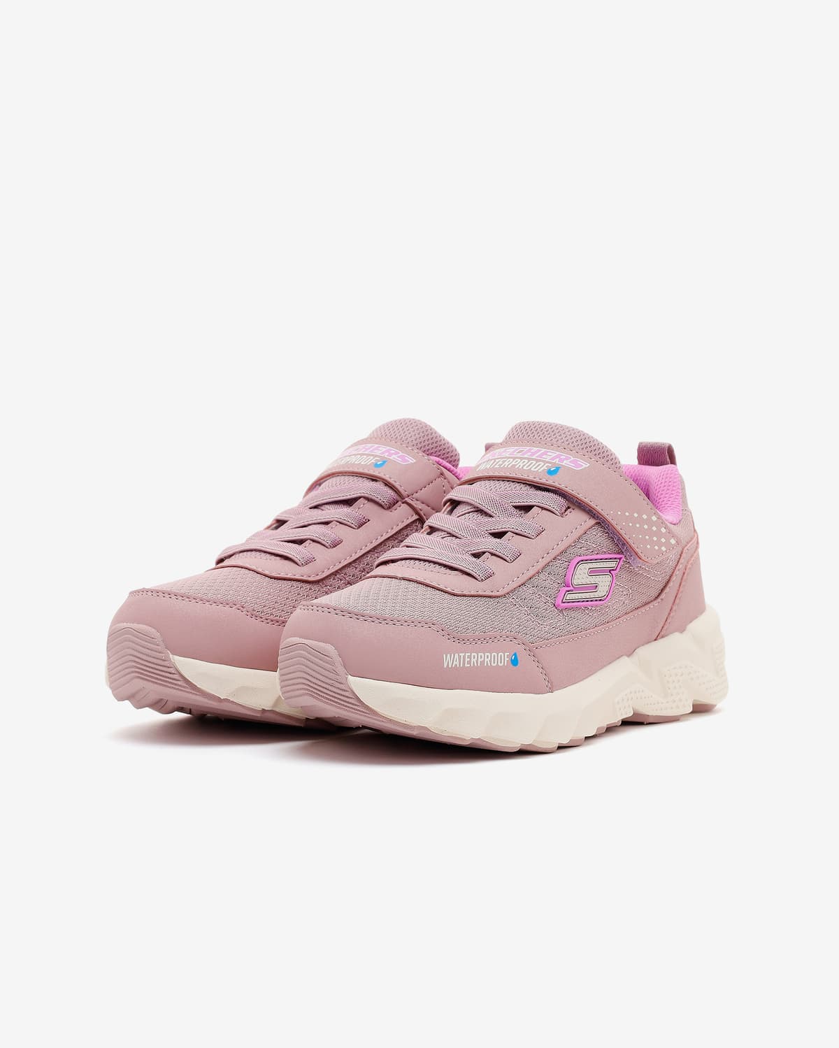 Skechers Elite Sport Tread - Camp Rage Büyük Kız Çocuk Pembe Su Geçirmez Spor Ayakkabı — Mor · 319260L-MVE (4/6)