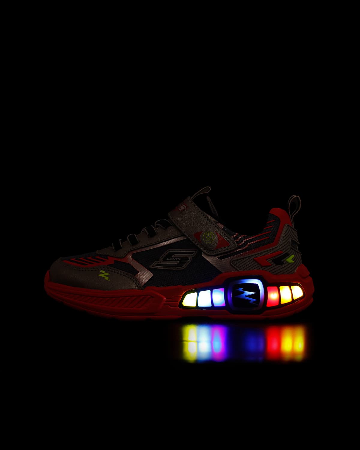 Skechers Light Storm 3.0 Büyük Erkek Çocuk Gri Işıklı Spor Ayakkabı · 400151L-GURD (6/6)