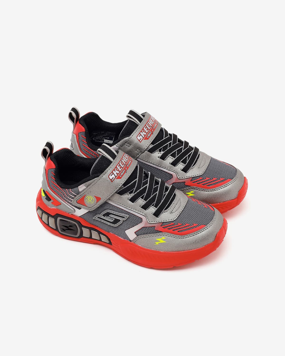 Skechers Light Storm 3.0 Büyük Erkek Çocuk Gri Işıklı Spor Ayakkabı · 400151L-GURD (5/6)