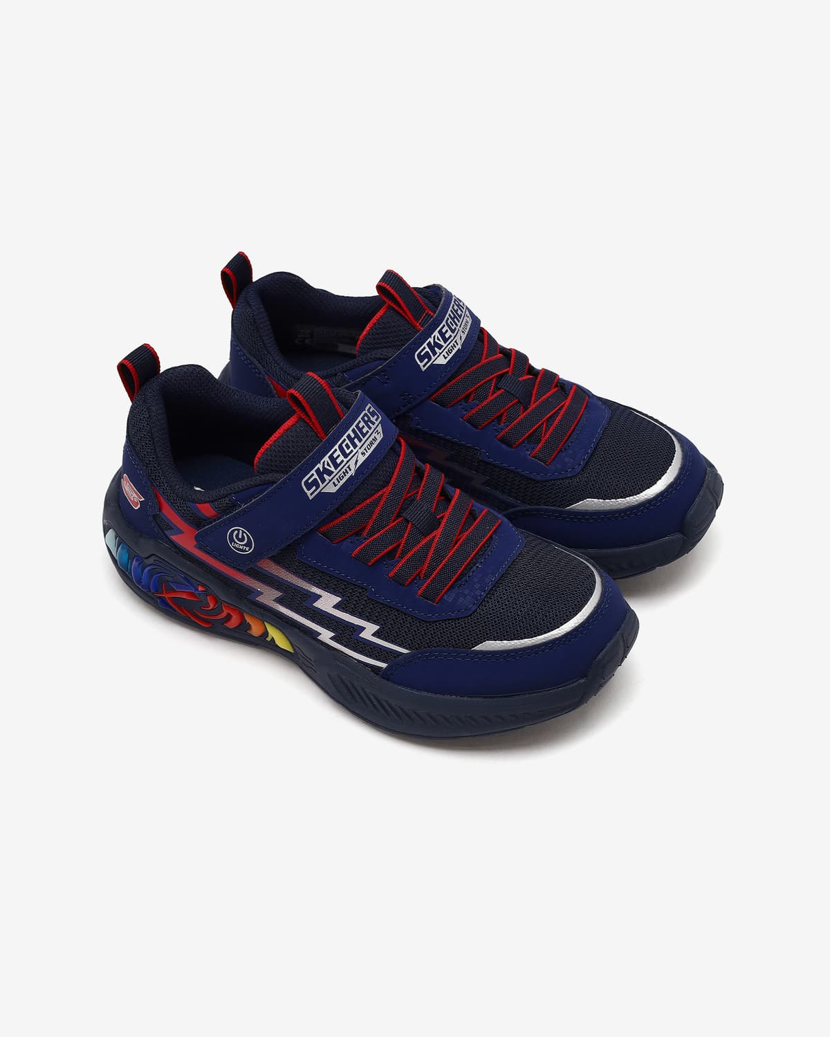 Skechers Light Storm 3 Büyük Erkek Çocuk Lacivert Işıklı Spor Ayakkabı — Mavi · 400152L-NVRD (5/6)