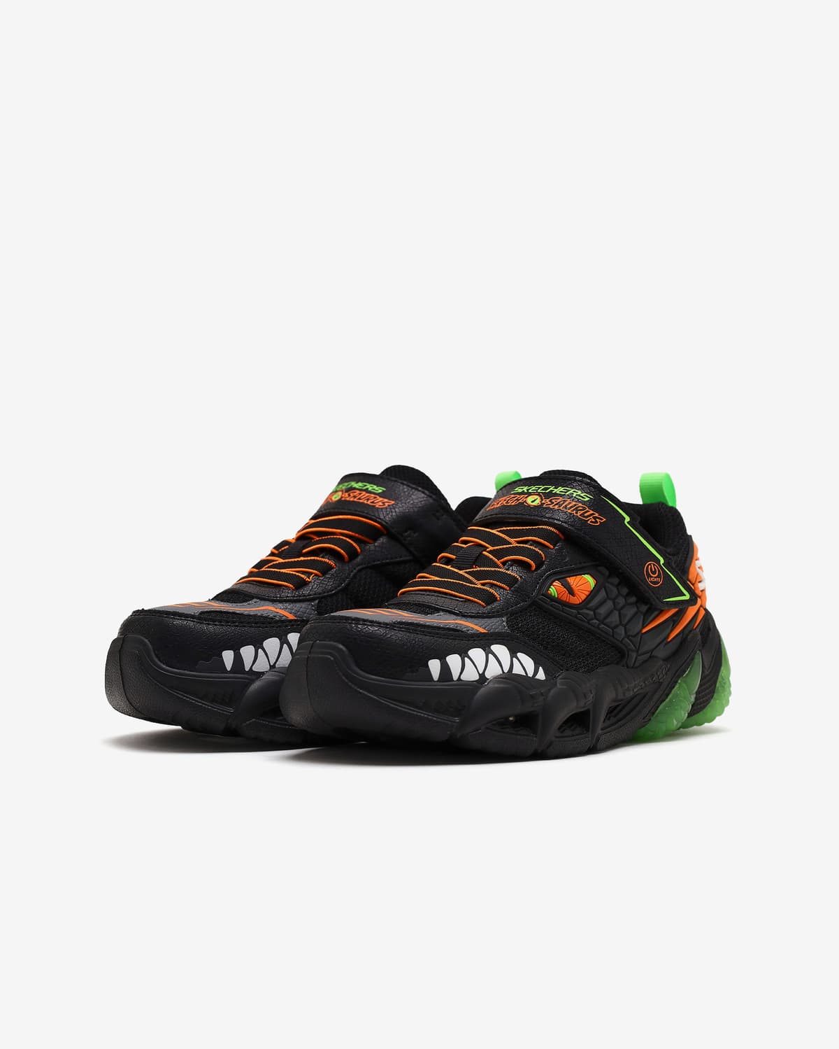Skechers Skech-o-saurus Lights 3.0 Büyük Erkek Çocuk Siyah Işıklı Spor Ayakkabı · 400175L-BKLM (3/6)