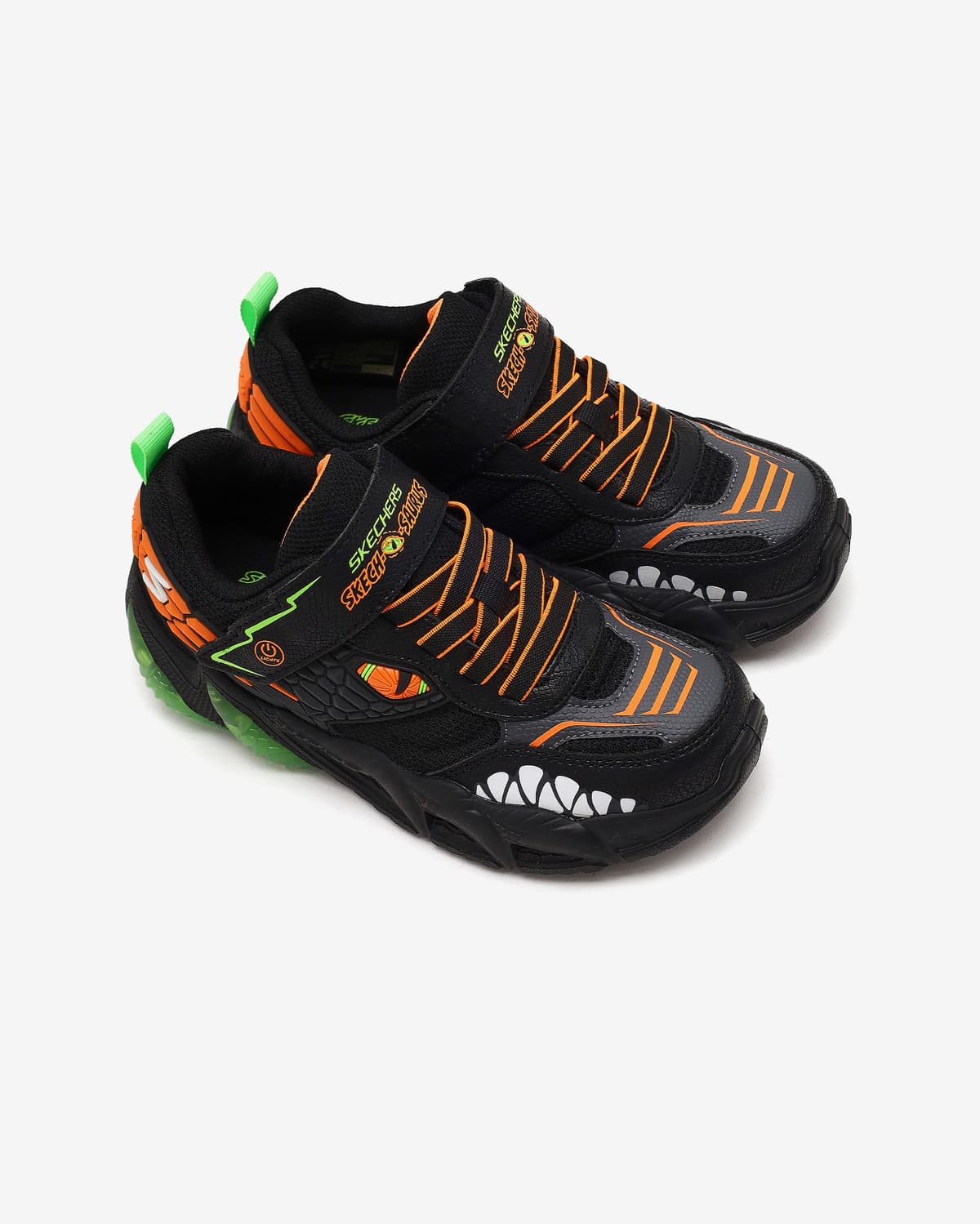 Skechers Skech-o-saurus Lights 3.0 Büyük Erkek Çocuk Siyah Işıklı Spor Ayakkabı · 400175L-BKLM (5/6)