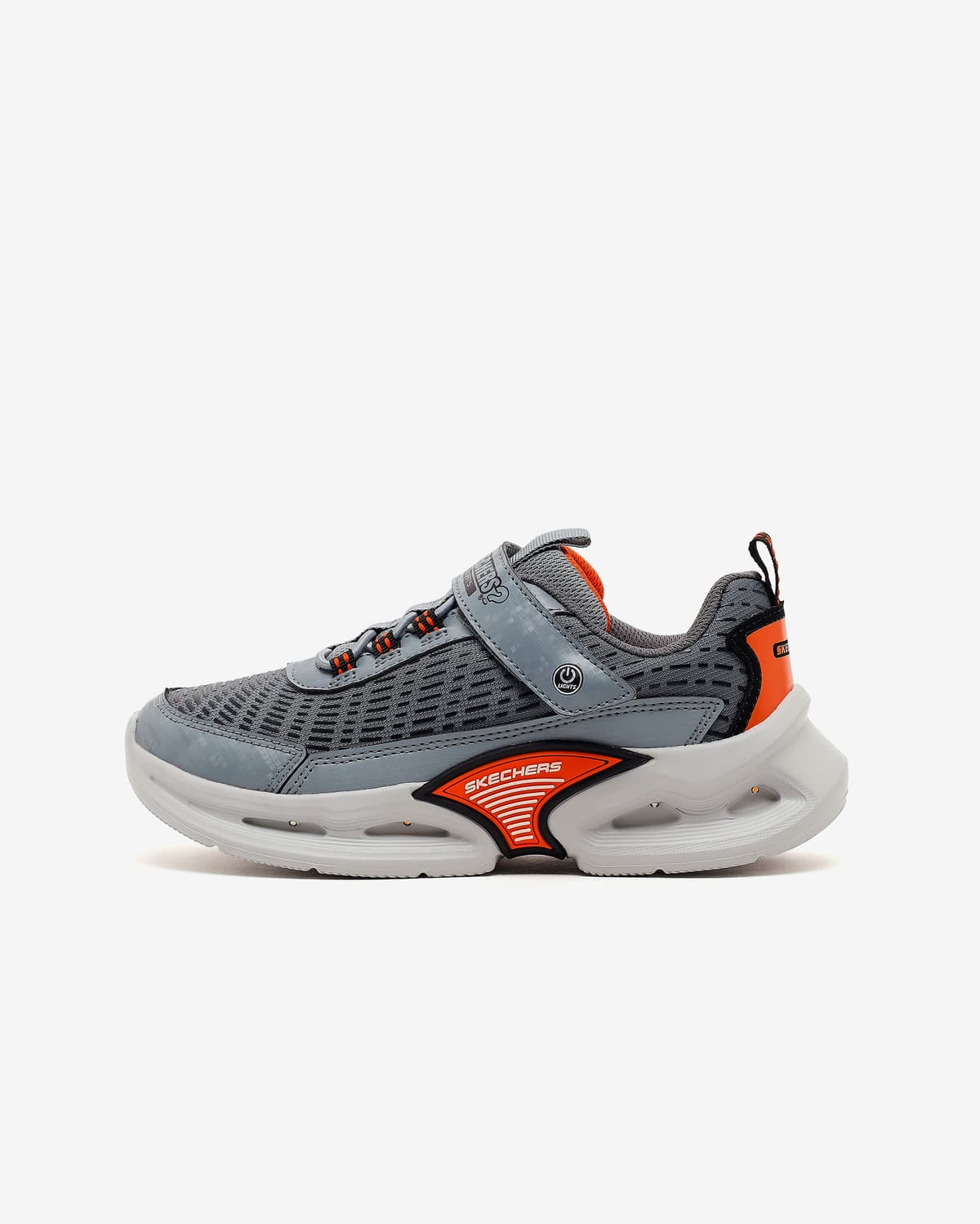 Skechers Kinetic-lights Büyük Erkek Çocuk Gri Işıklı Spor Ayakkabı