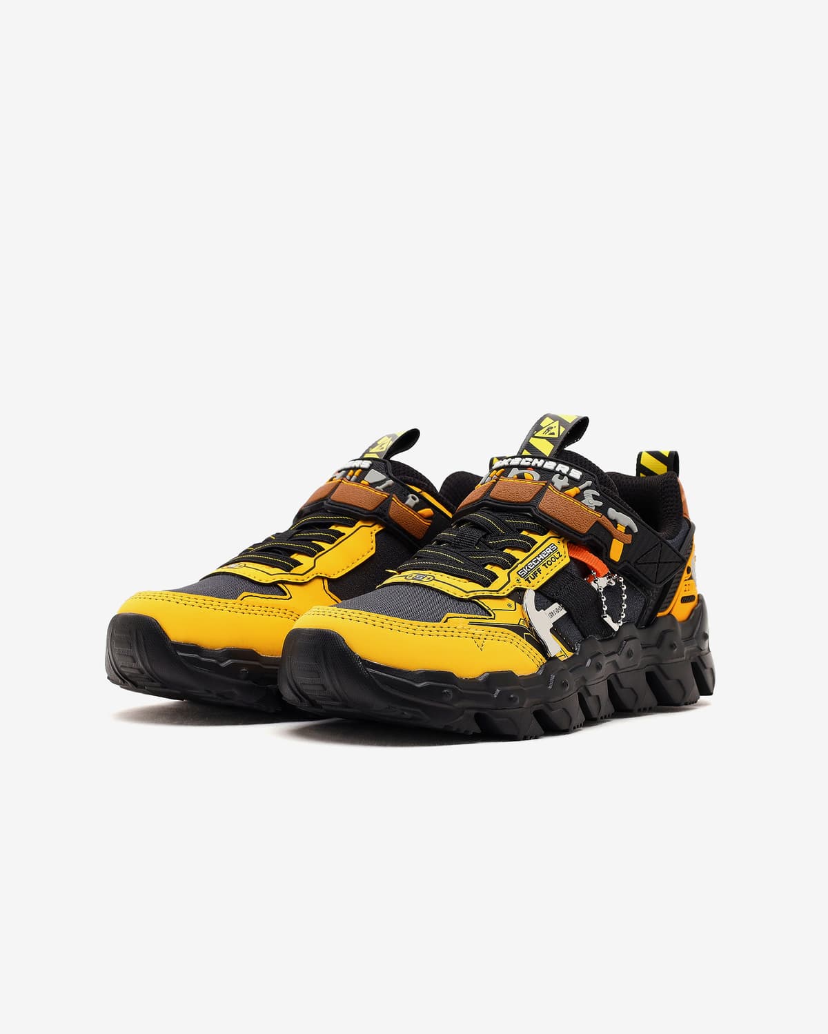 Skechers Mega-flex Lite - Tuff Toolz Büyük Erkek Çocuk Sarı Spor Ayakkabı · 402130L-YLBK (3/6)