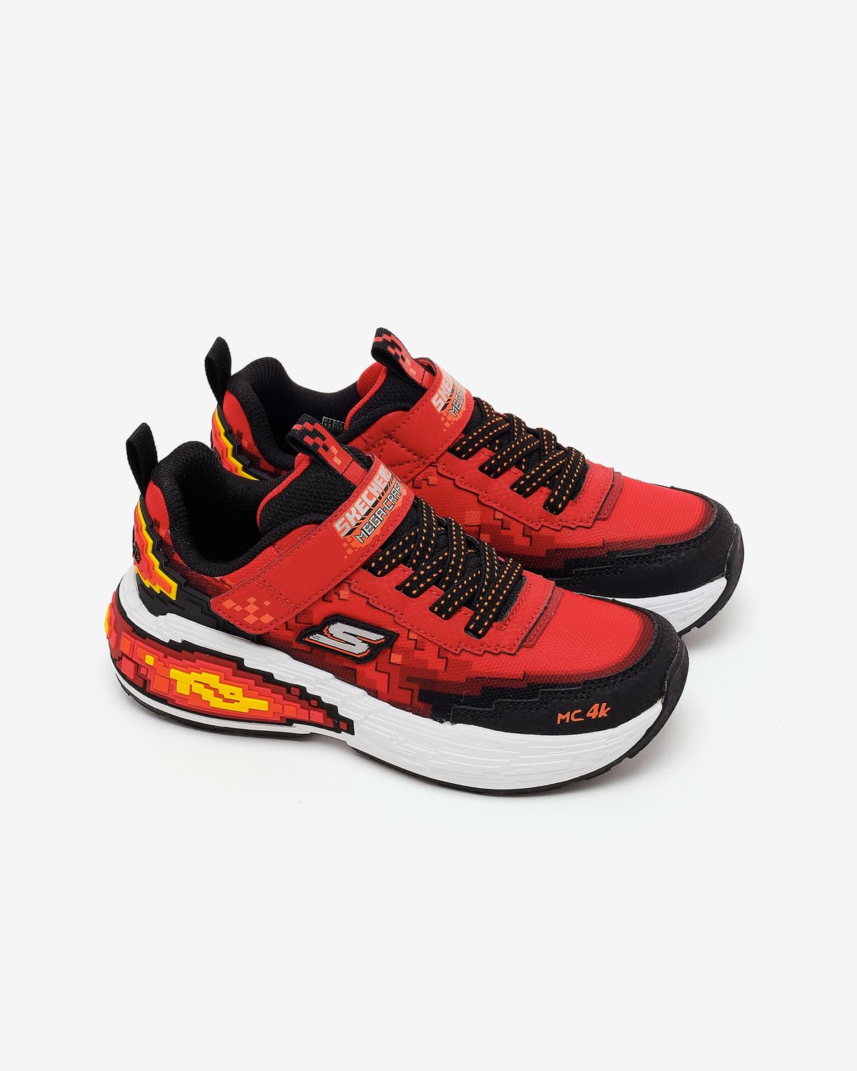 Skechers Mega-craft 4K Büyük Erkek Çocuk Kırmızı Spor Ayakkabı · 402160L-RDBK (5/5)