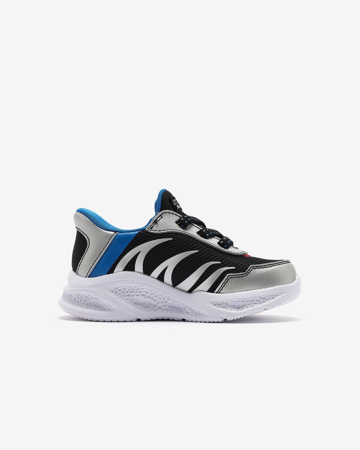 Skechers Meteor-lights - Brisk-beams Küçük Erkek Çocuk Gri Işıklı Spor Ayakkabı · 403848N-SLBK (3/9)