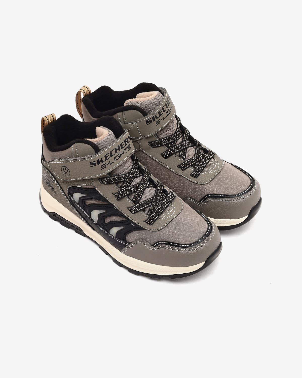 Skechers Storm Blazer - Glow Roam Büyük Erkek Çocuk Bej Su Geçirmez Işıklı Bot · 406410L-TPBK (5/6)