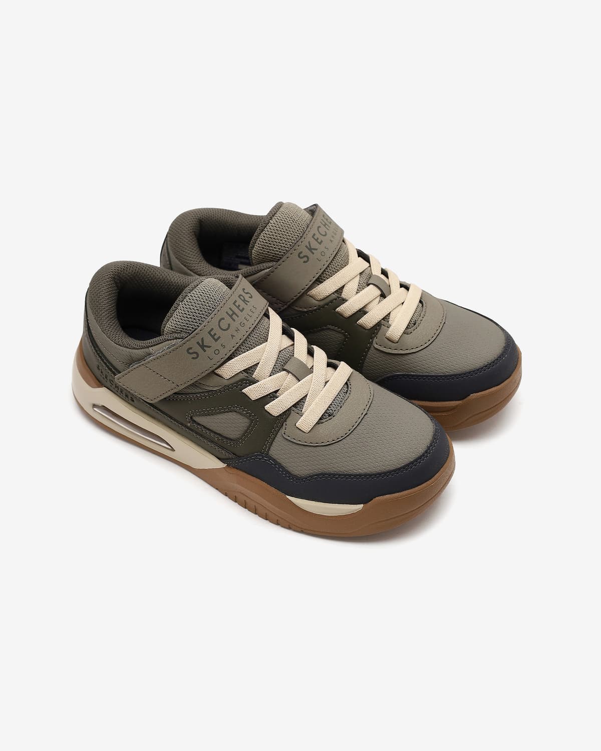 Skechers Court Tech Büyük Erkek Çocuk Haki Sneakers — Yeşil · 418070L-OLV (5/5)