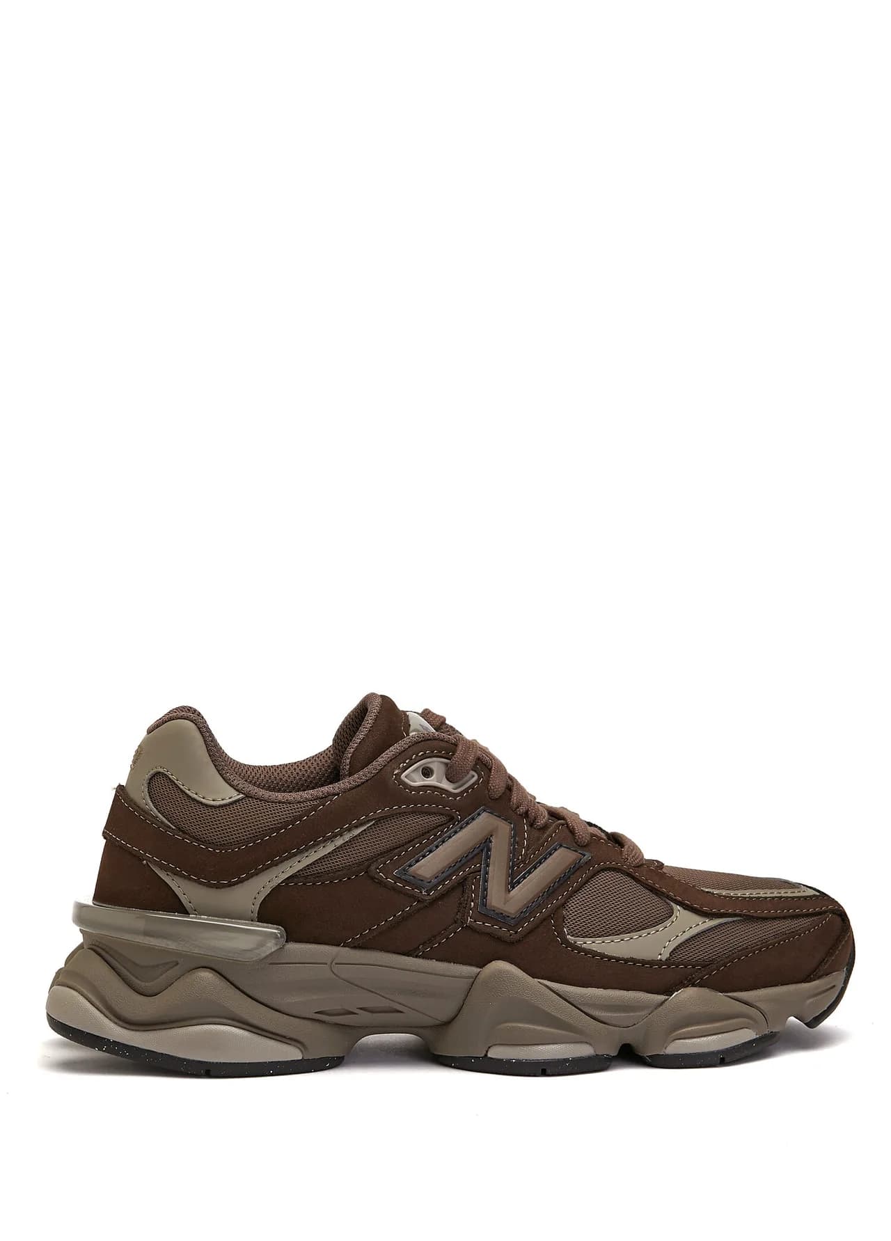 9060 Kahverengi Erkek Deri Sneaker