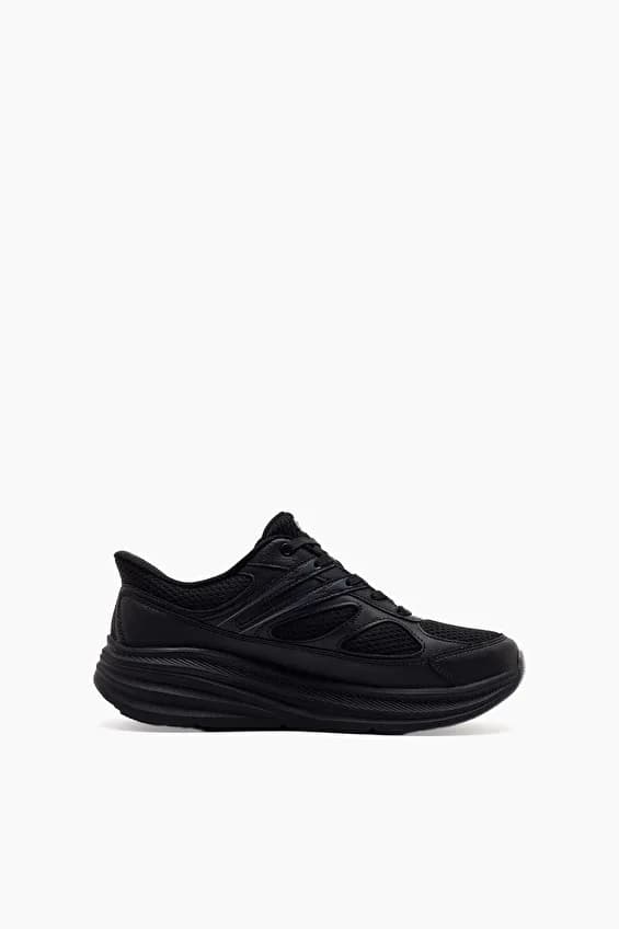 Skechers Erkek Bobs Skillz Slip ins Ayakkabı Siyah