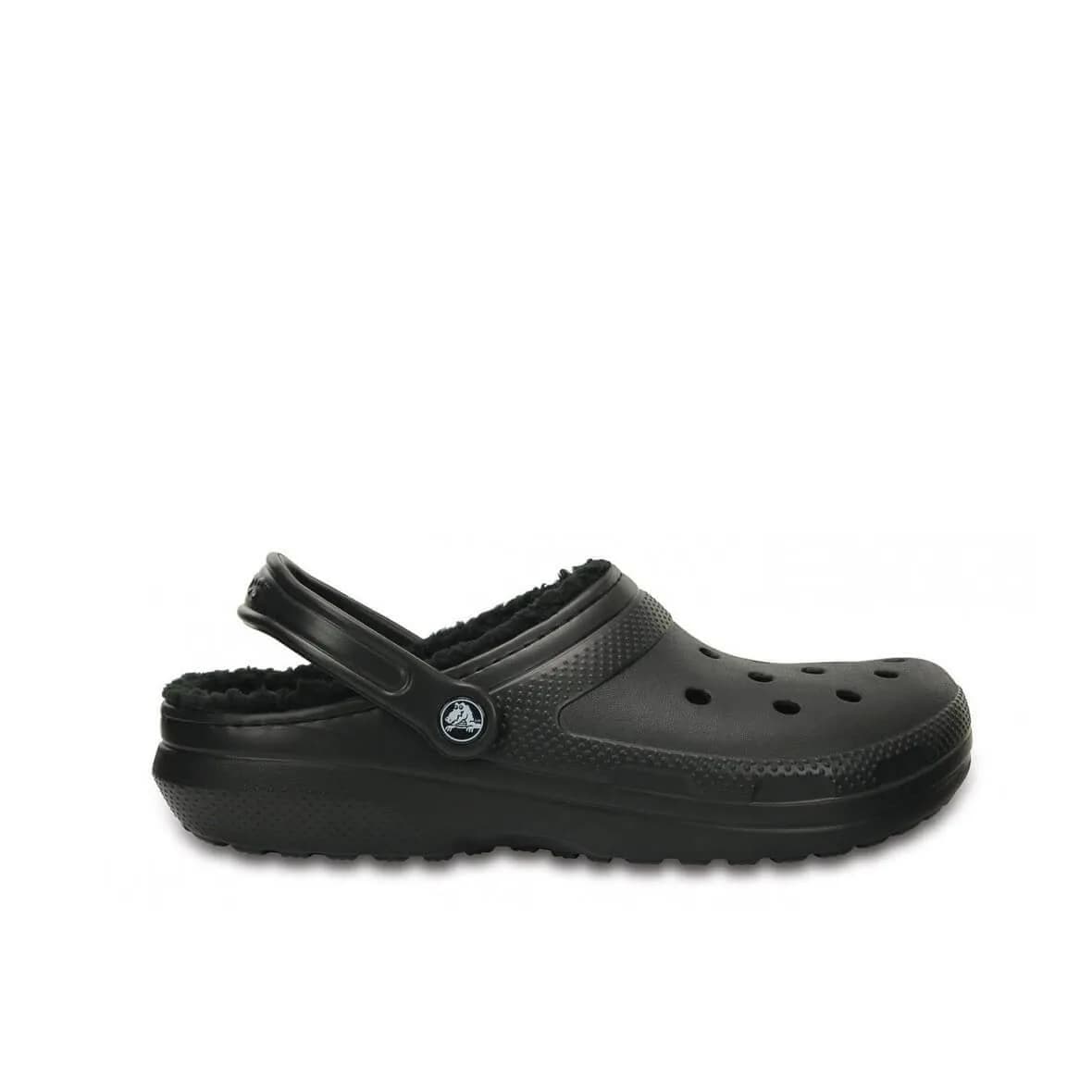 Crocs Classic Lined Clog Erkek Terlik - Siyah