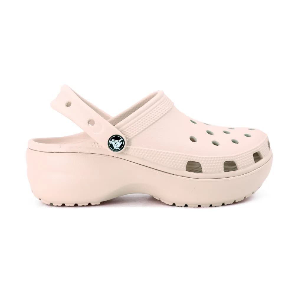 Crocs Classic Platform Clog Kadın Terlik Bej
