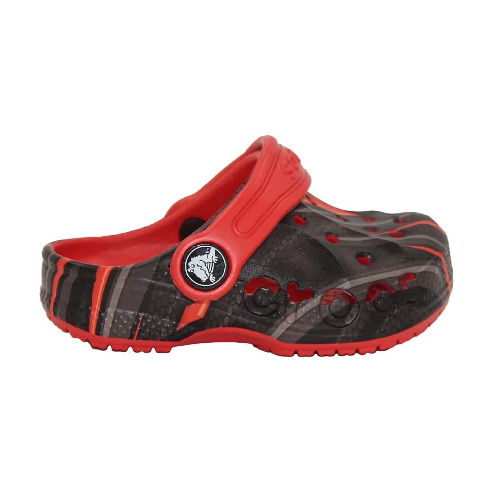 Crocs Baya Seasonal Printed Çocuk Terlik Siyah