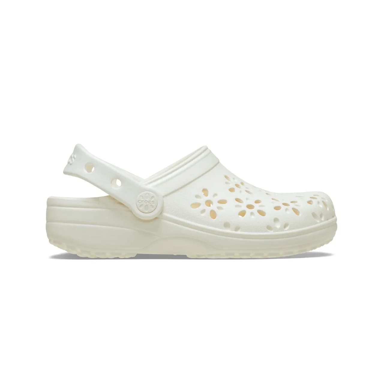 Classic Floral Cut Out Clog Kadın Sandalet