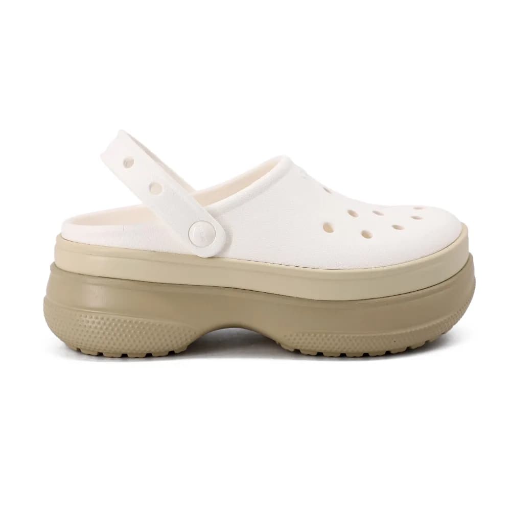 Crocs Classic Stacked Clog Kadın Terlik Beyaz