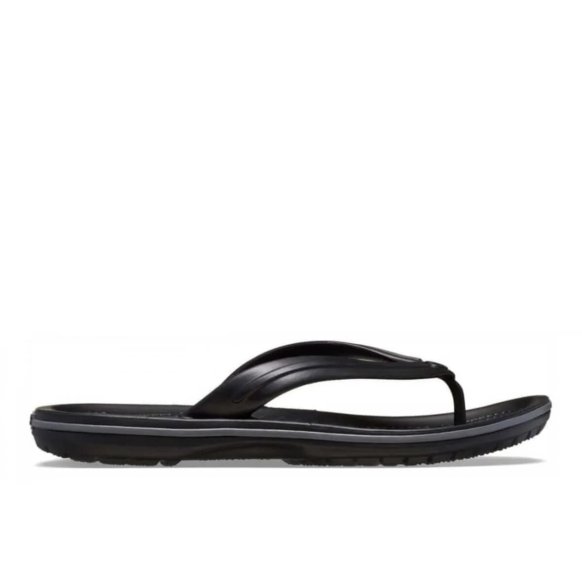 Crocs Coast Flip Erkek Parmakarası Terlik - Siyah / Gri