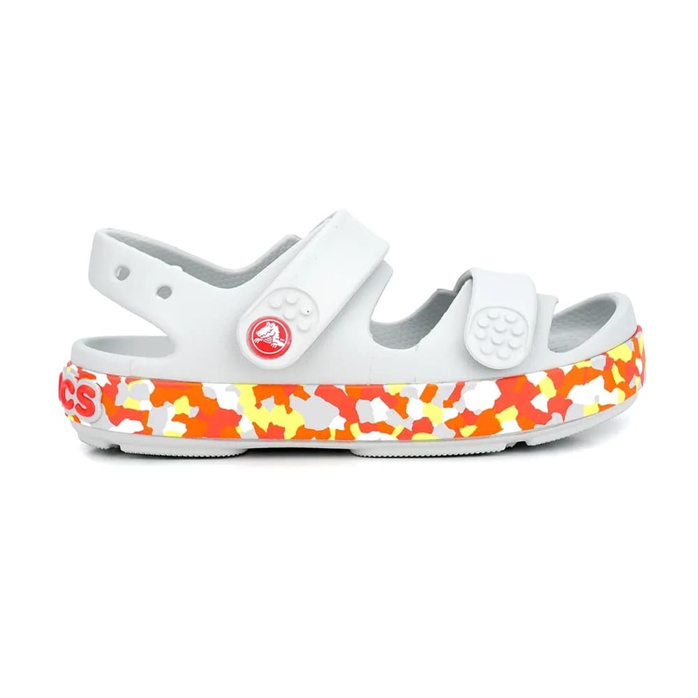 Crocs Crocband Cruiser Glow Confetti Band Çocuk Terlik Gri