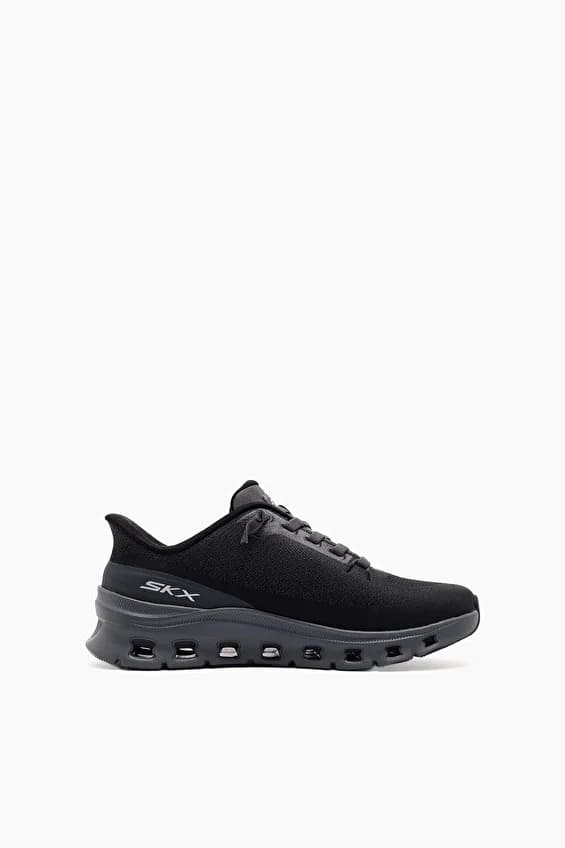 Skechers Erkek Glide Step Slip ins Ayakkabı Siyah/gri