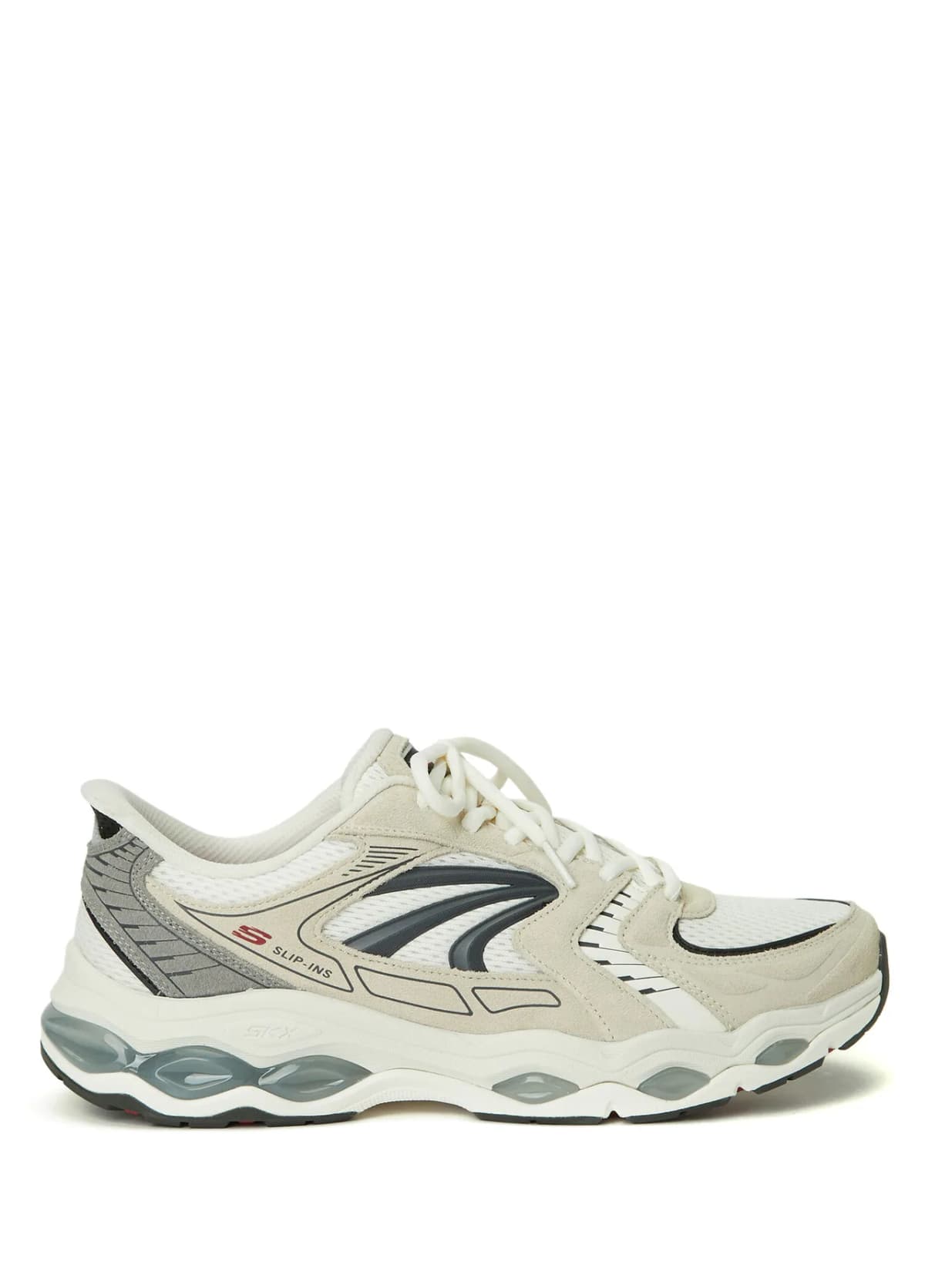 Skechers Skech-Gel Çok Renkli Erkek Deri Sneaker — Bej