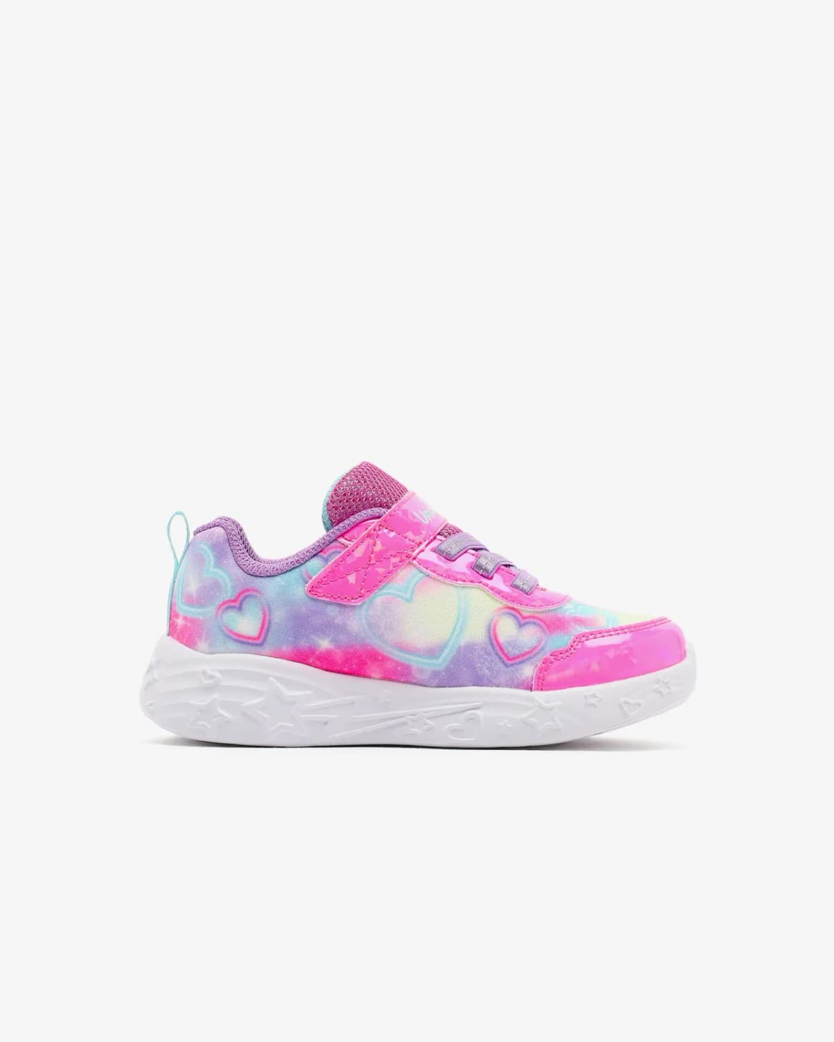 Skechers Unicorn Charmer Lil Heart Sparkles Küçük Kız Çocuk Pembe Işıklı Spor Ayakkabı