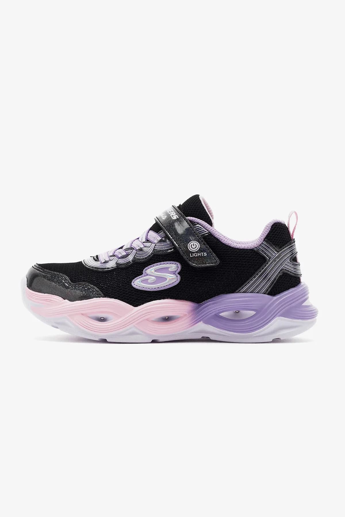 Skechers Işıklı Çocuk Twısty Glow Ayakkabı Siyah